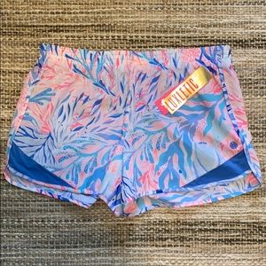 Lilly Pulitzer Workout Shorts Size L with tags!
